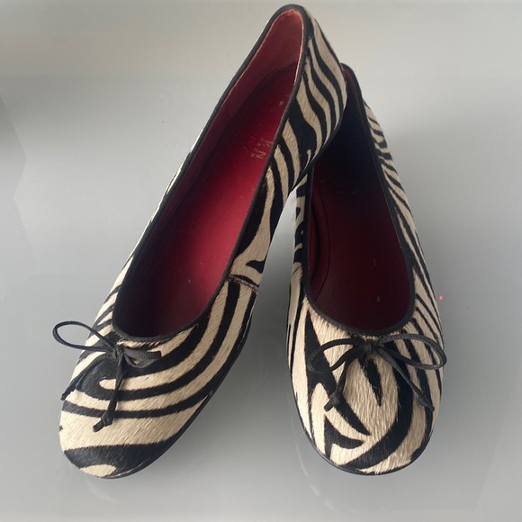 Lauren Ralph Lauren Shoes - Lauren Ralph Lauren Zebra Calf Hair Flats, Sz 9.5